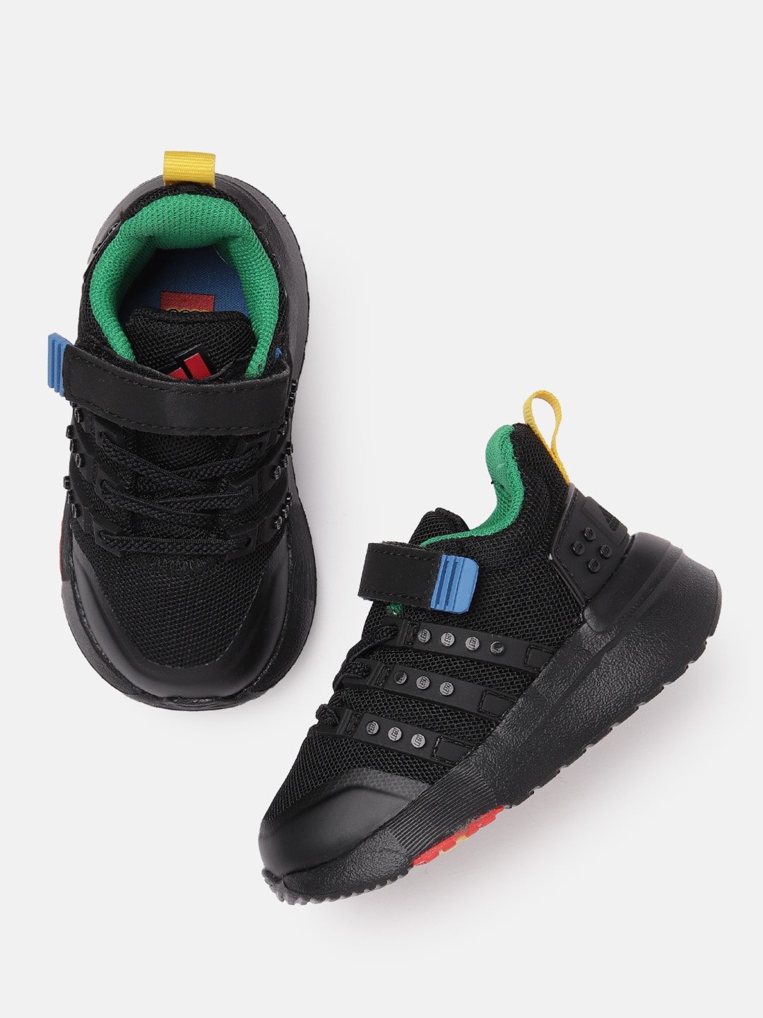 

ADIDAS Kids Woven Design Lego Racer TR21 Running Shoes, Black