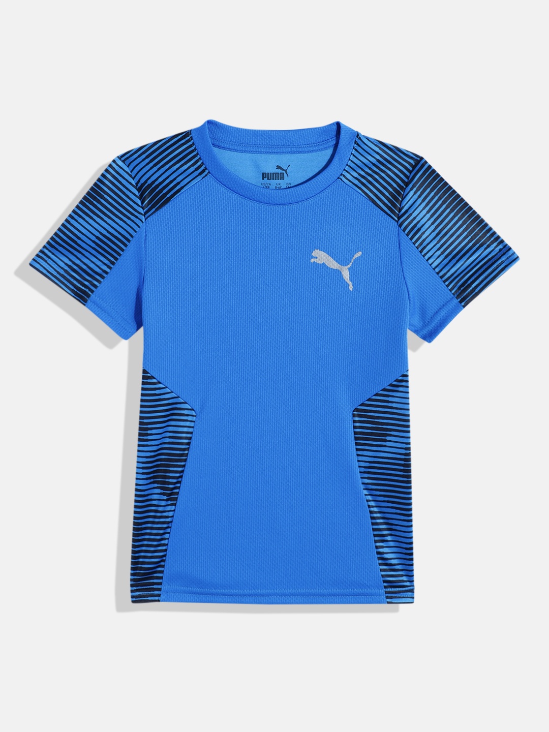 

Puma Boys Striped Hyperwave dryCELL T-shirt, Blue