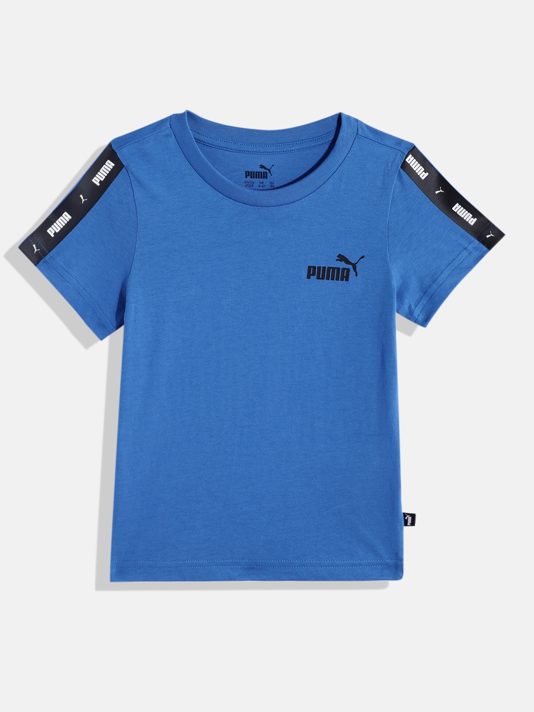 

Puma Boys Pure Cotton ESS+ T-shirt, Blue