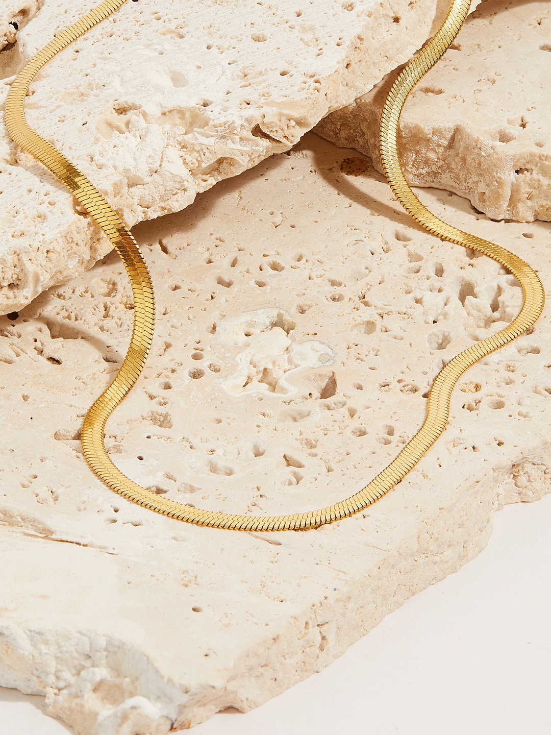

Accessorize Gold-Plated Waterproof Snake Chain