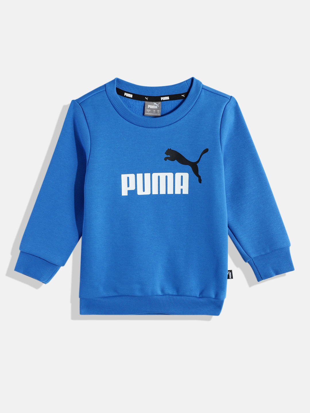 

Puma Boys Brand Logo Printed Sweatshirt, Blue