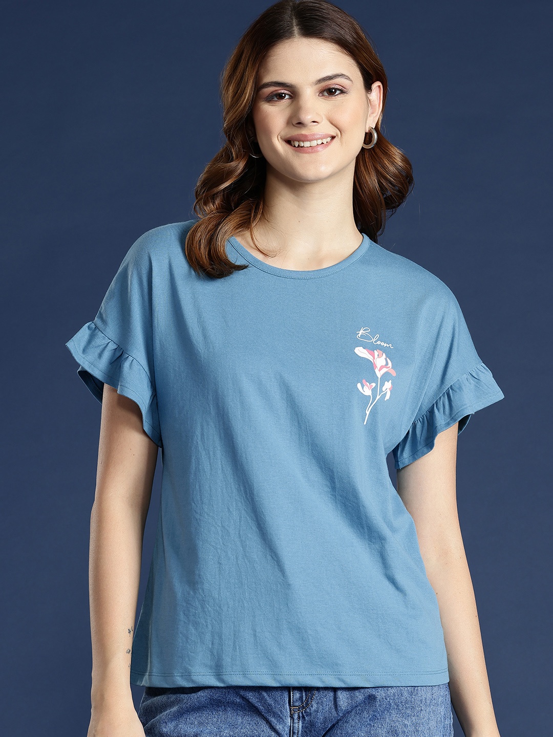 

Mast & Harbour Extended Sleeves T-shirt, Blue
