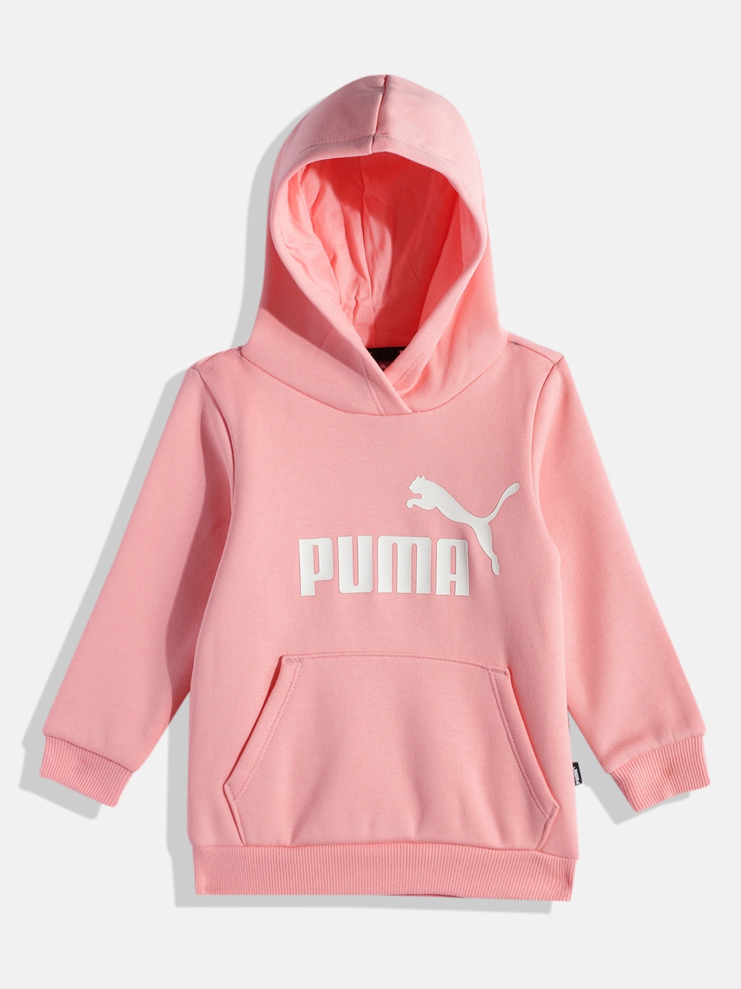 

Puma Girls Essentials Logo Full-Zip Sweatshirt, Peach