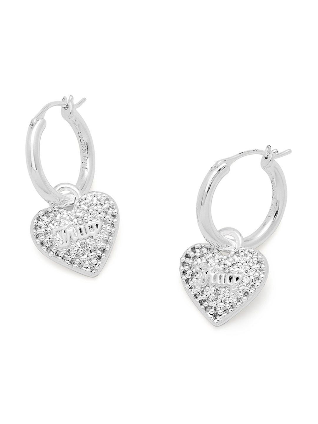 

Juicy Couture Contemporary Hoop Earrings, Silver