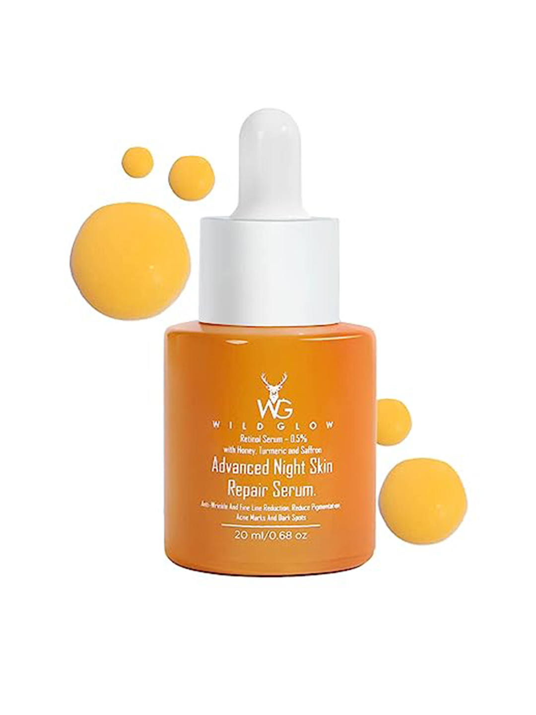 

Wildglow Advanced Night Skin Repair Serum - 20ml, Yellow