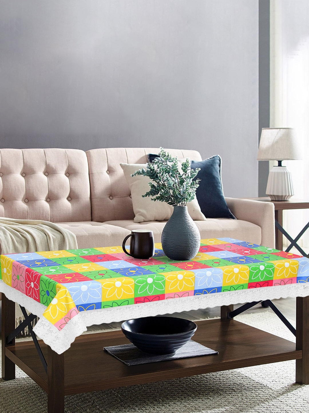

Dakshya Industries Red & Green Printed Rectangle Table Covers