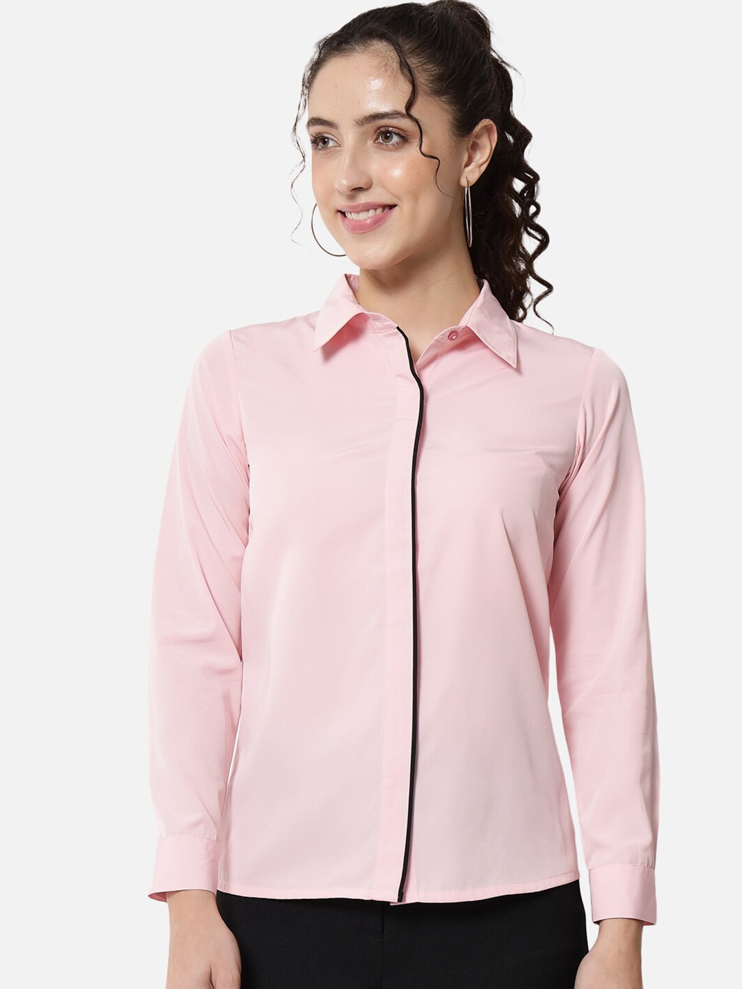 

BAESD Standard Spread Collar Formal Shirt, Pink