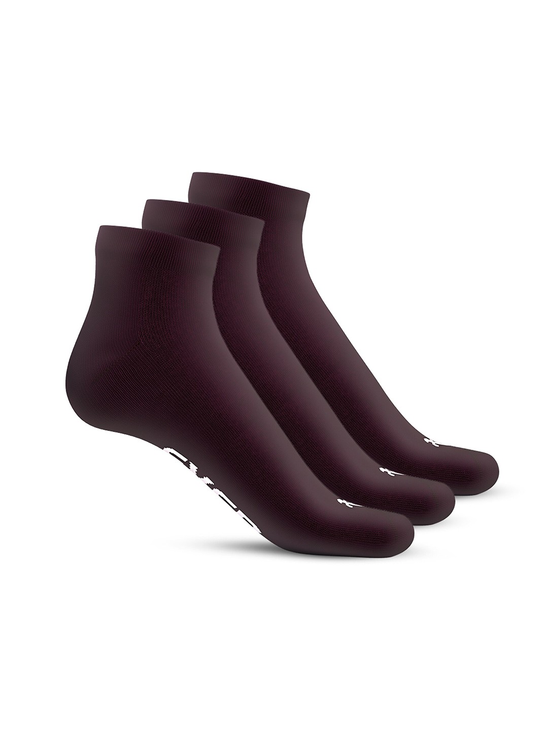 

TalkingSox Unisex Pack Of 3 Ankle Length Socks, Coffee brown