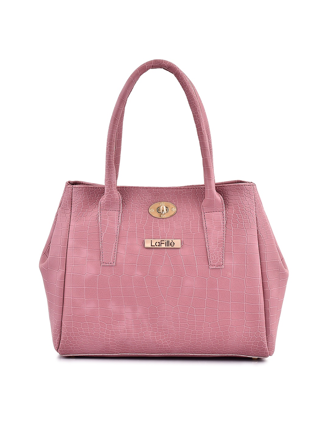

LaFille PU Structured Handheld Bag, Pink