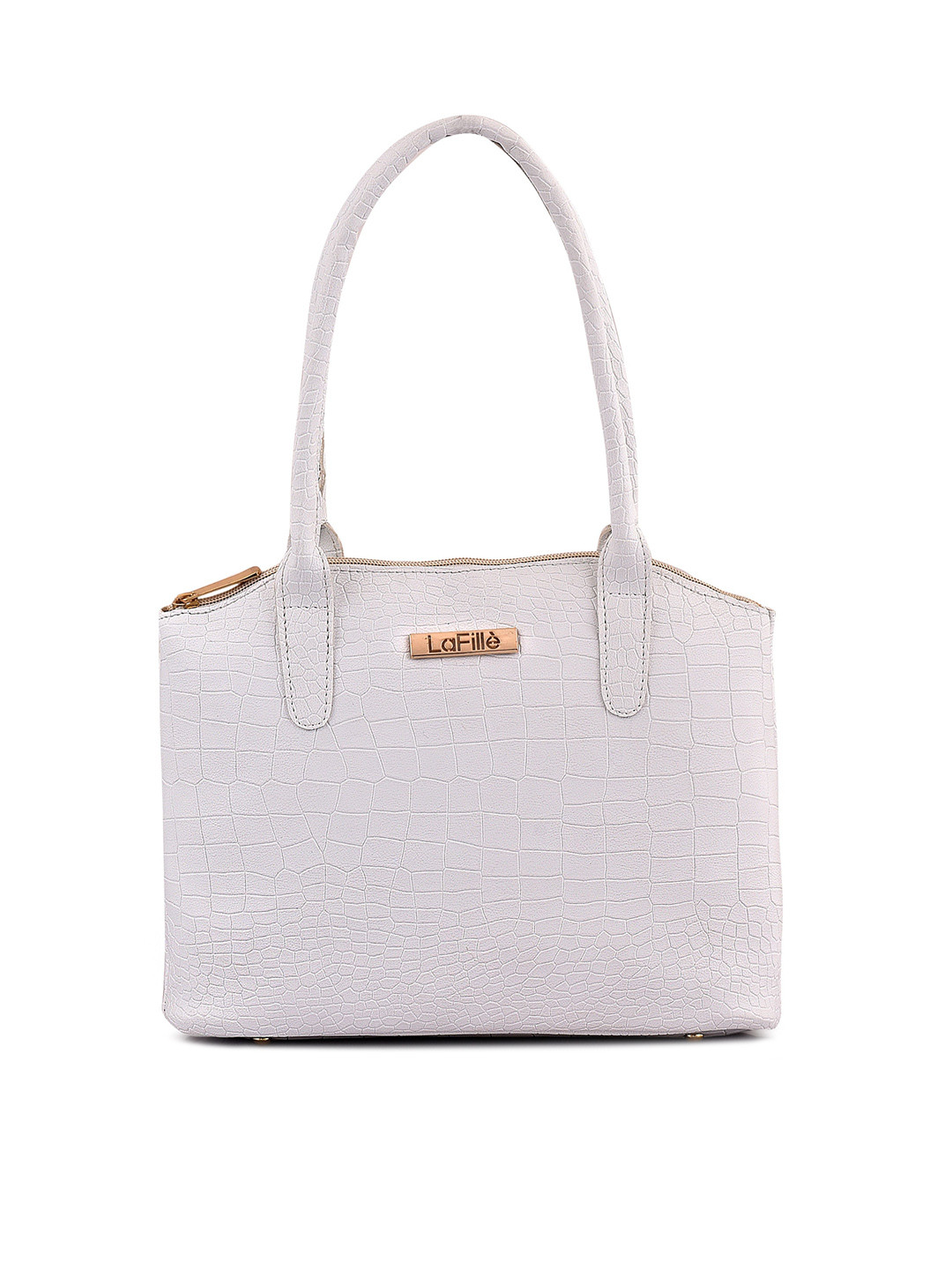 

LaFille PU Shopper Handheld Bag, White