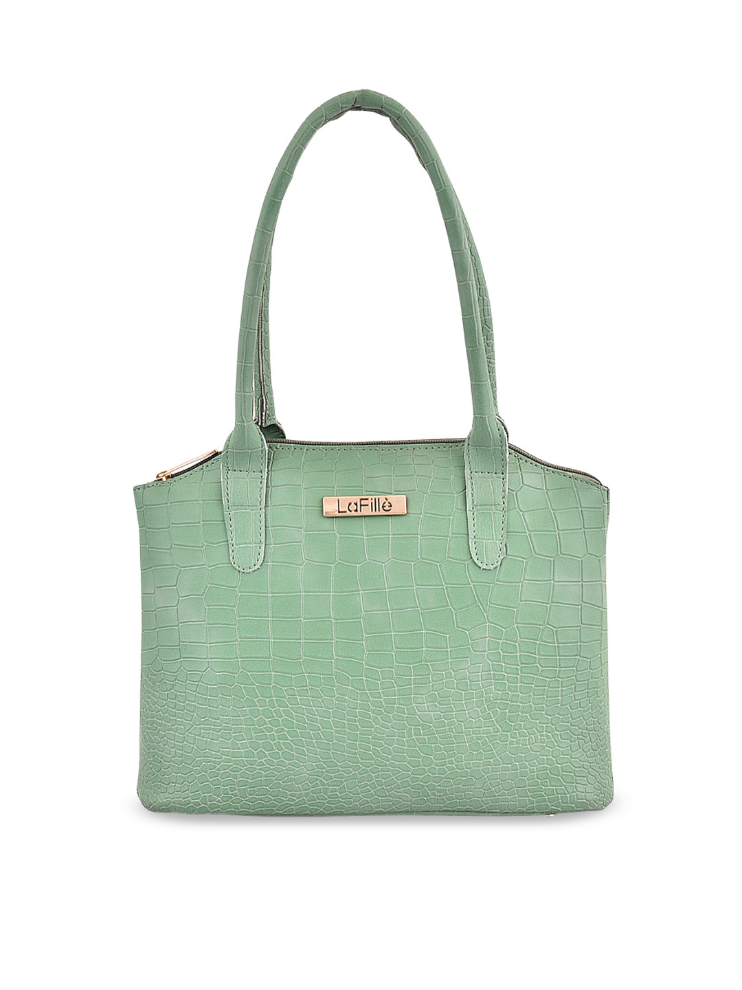 

LaFille Textured Shopper Handheld Bag, Green