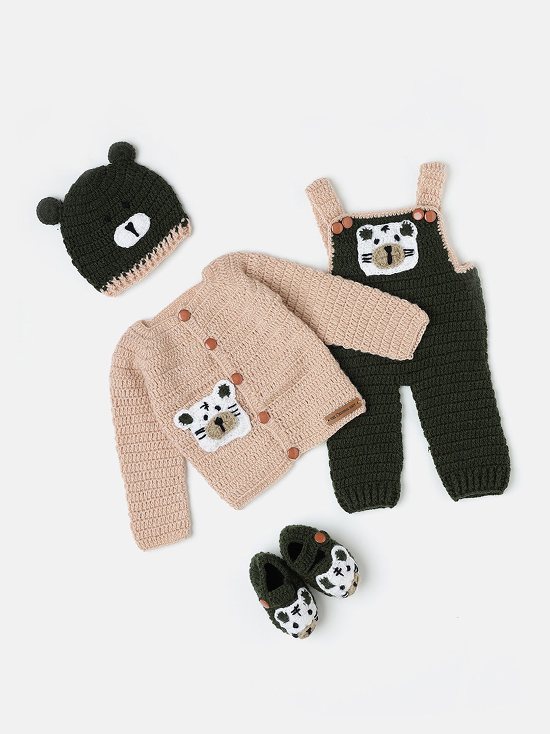 

The Original Knit Kids Baby Apparel Gift Set, Brown