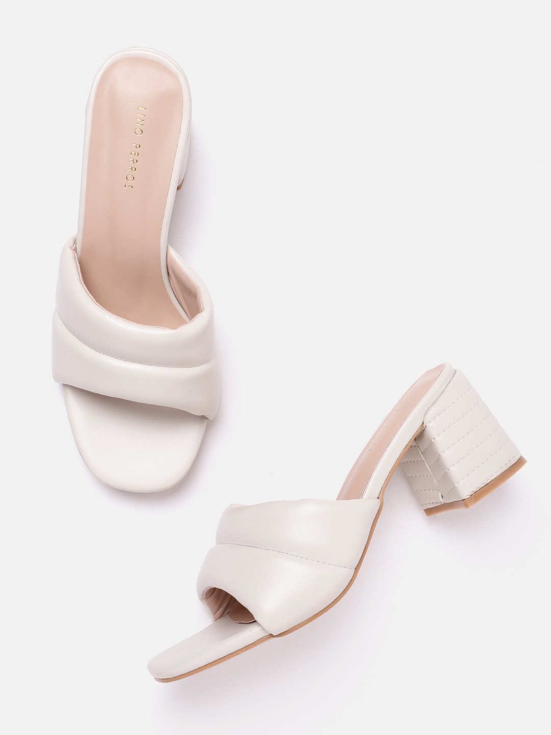 

Lino Perros Block Heels, Off white