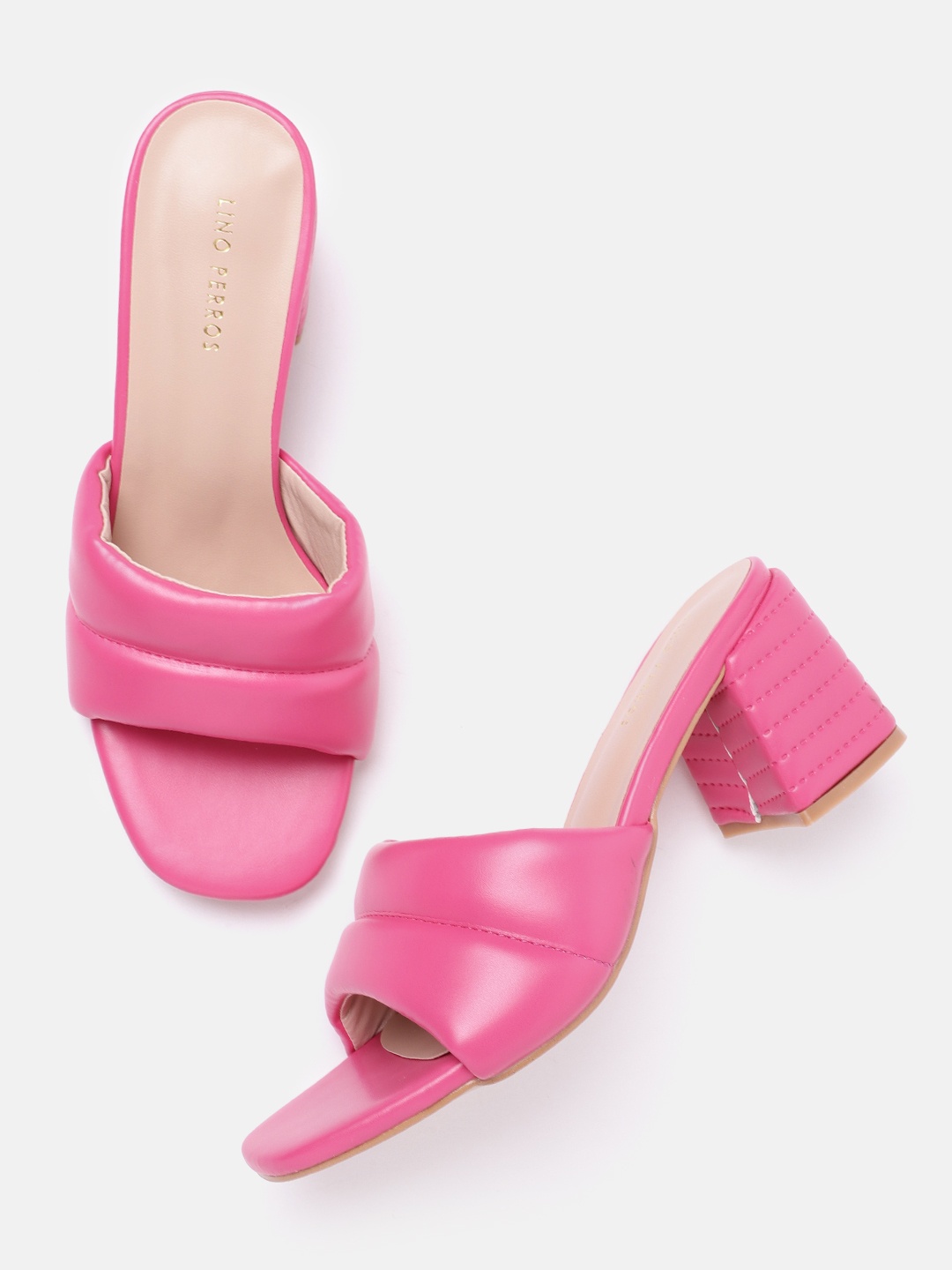 

Lino Perros Block Heels, Fuchsia