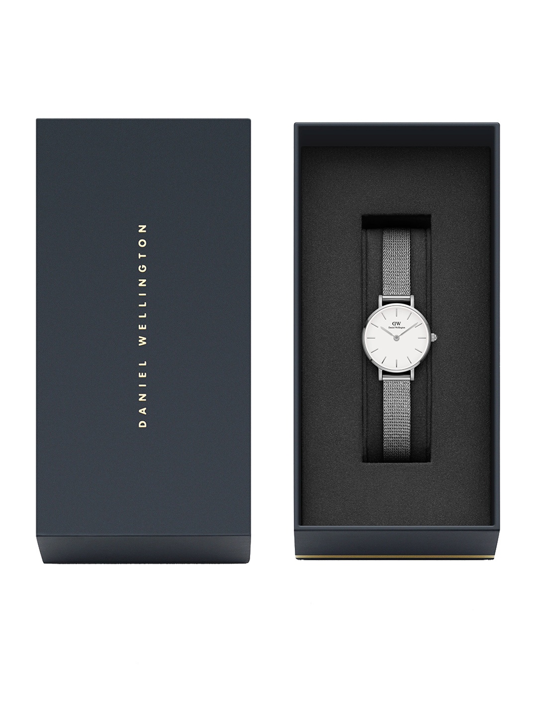 

Daniel Wellington Petite Pressed Sterling Women Dial White 24mm Watch - DW00100442
