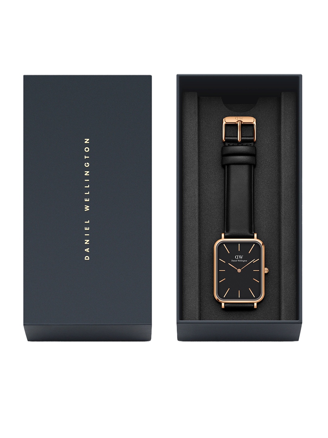 

Daniel Wellington Women Quadro Pressed Dial Black 36 mm Analogue Watch DW00100449
