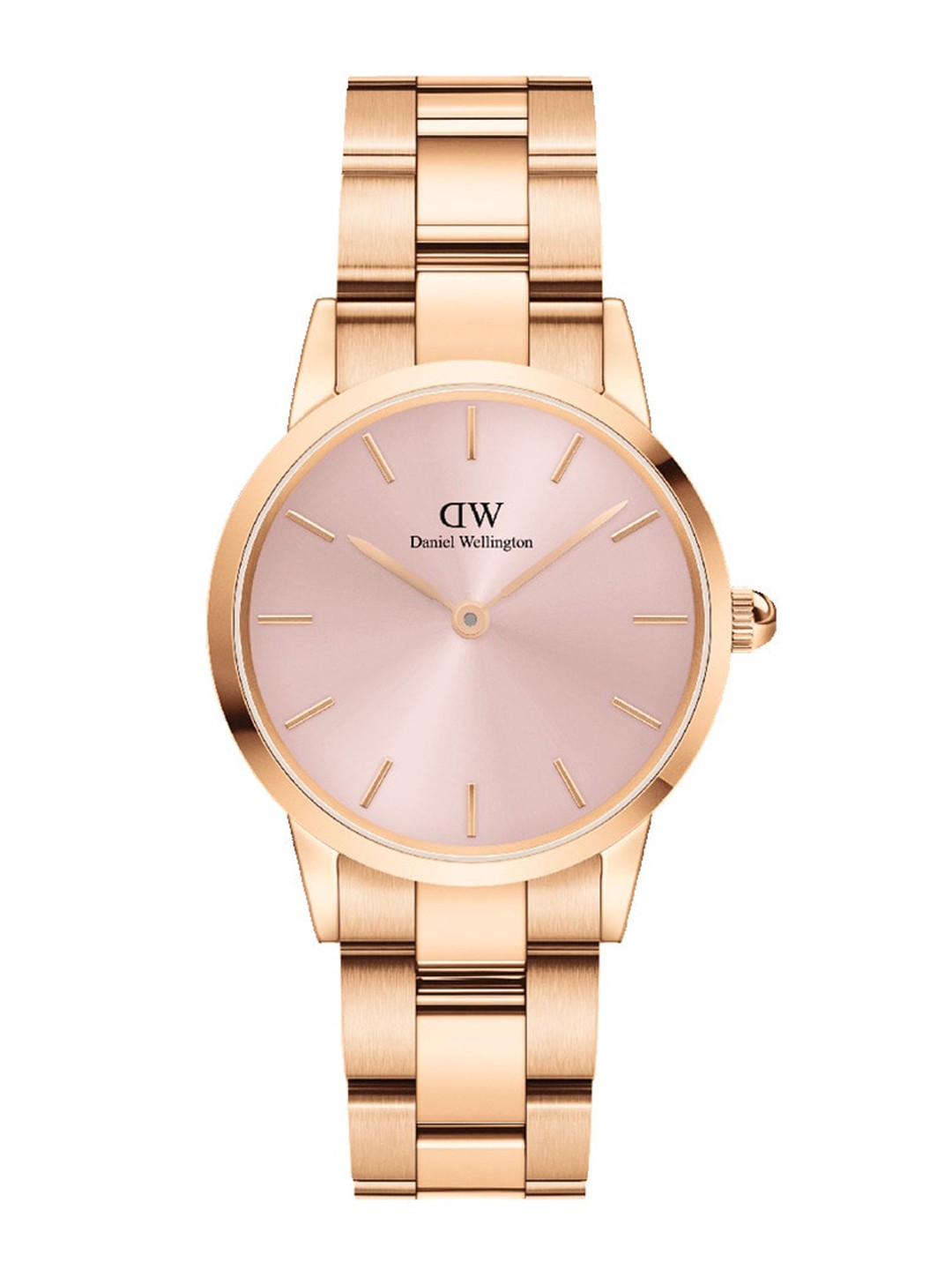 

Daniel Wellington Embellished Gold-Plated Bracelet Style Straps Watch DW00100370, Pink