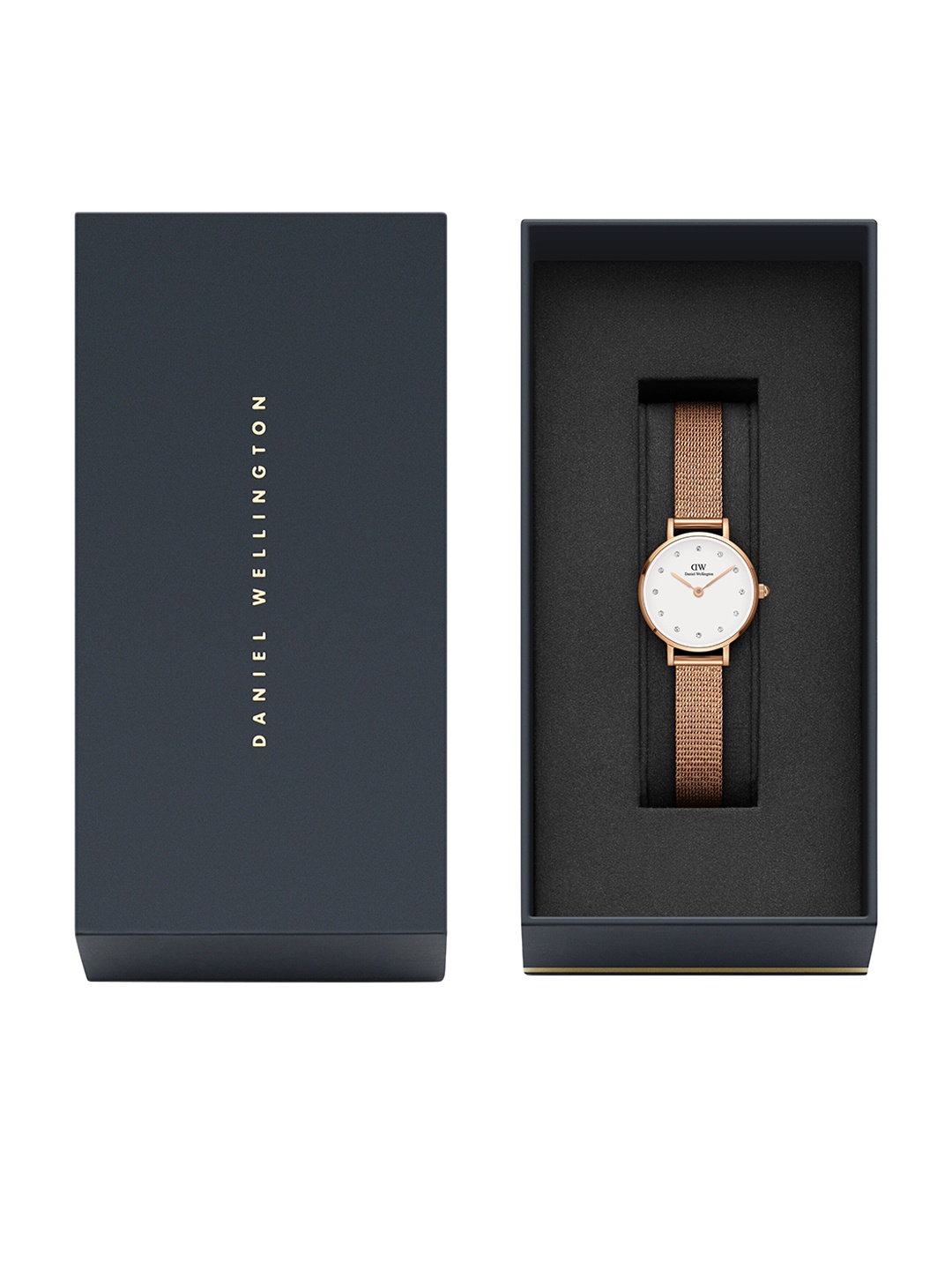 

Daniel Wellington Women Petite Pressed Melrose Lumine 24 mm Dial White Analogue Watch