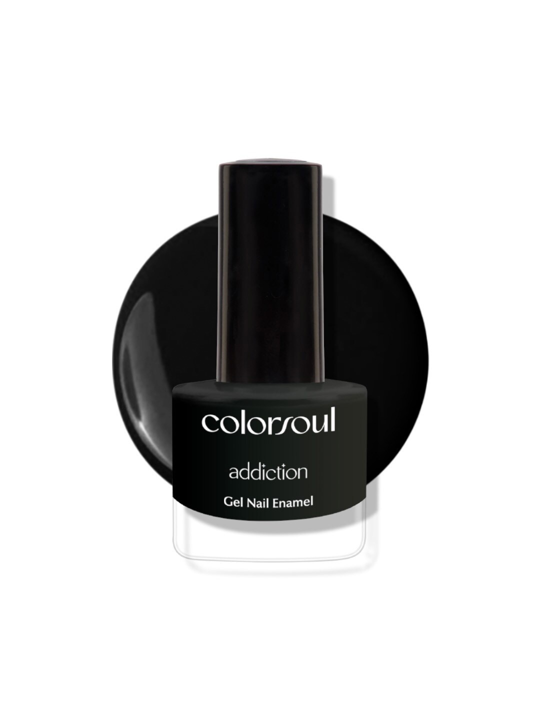 

Colorsoul Addiction Gel Nail Enamel 5ml - Black Beauty A50
