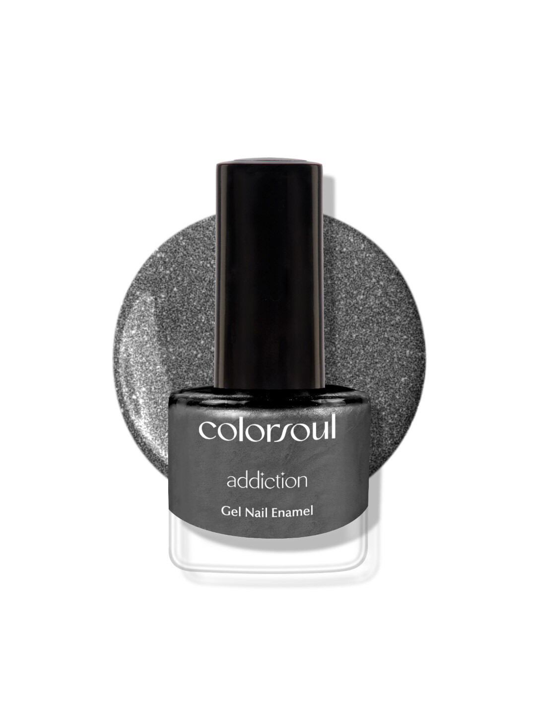 

Colorsoul Addiction Gel Nail Enamel 5ml - Grey Glister A58