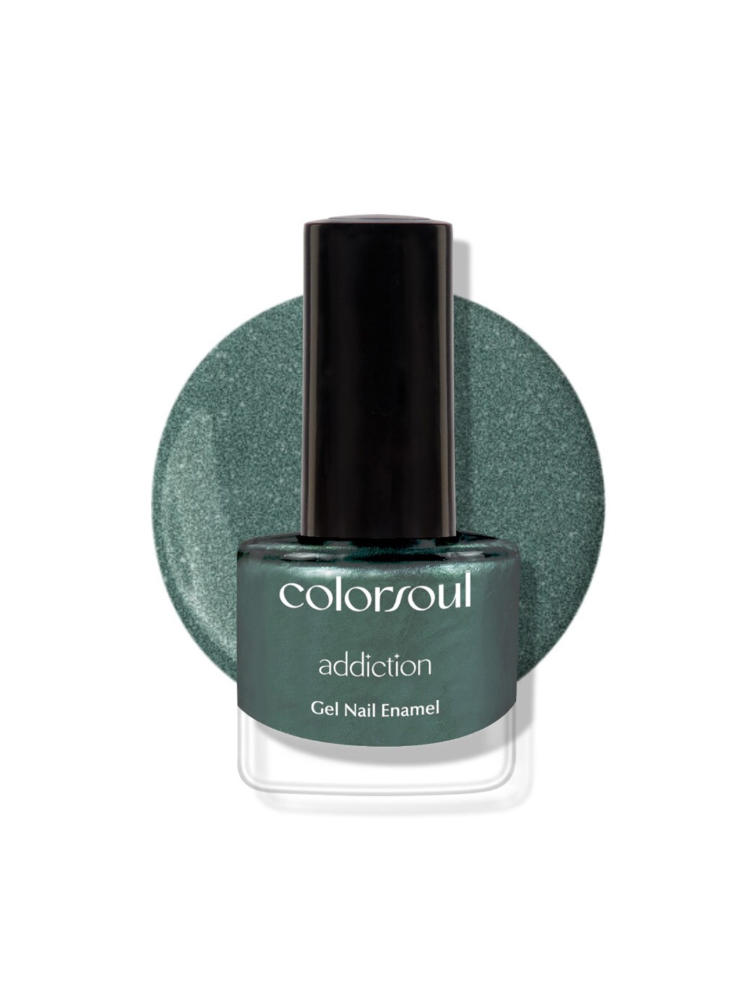 

Colorsoul Addiction Gel Nail Enamel 5ml - Vintage Green A56