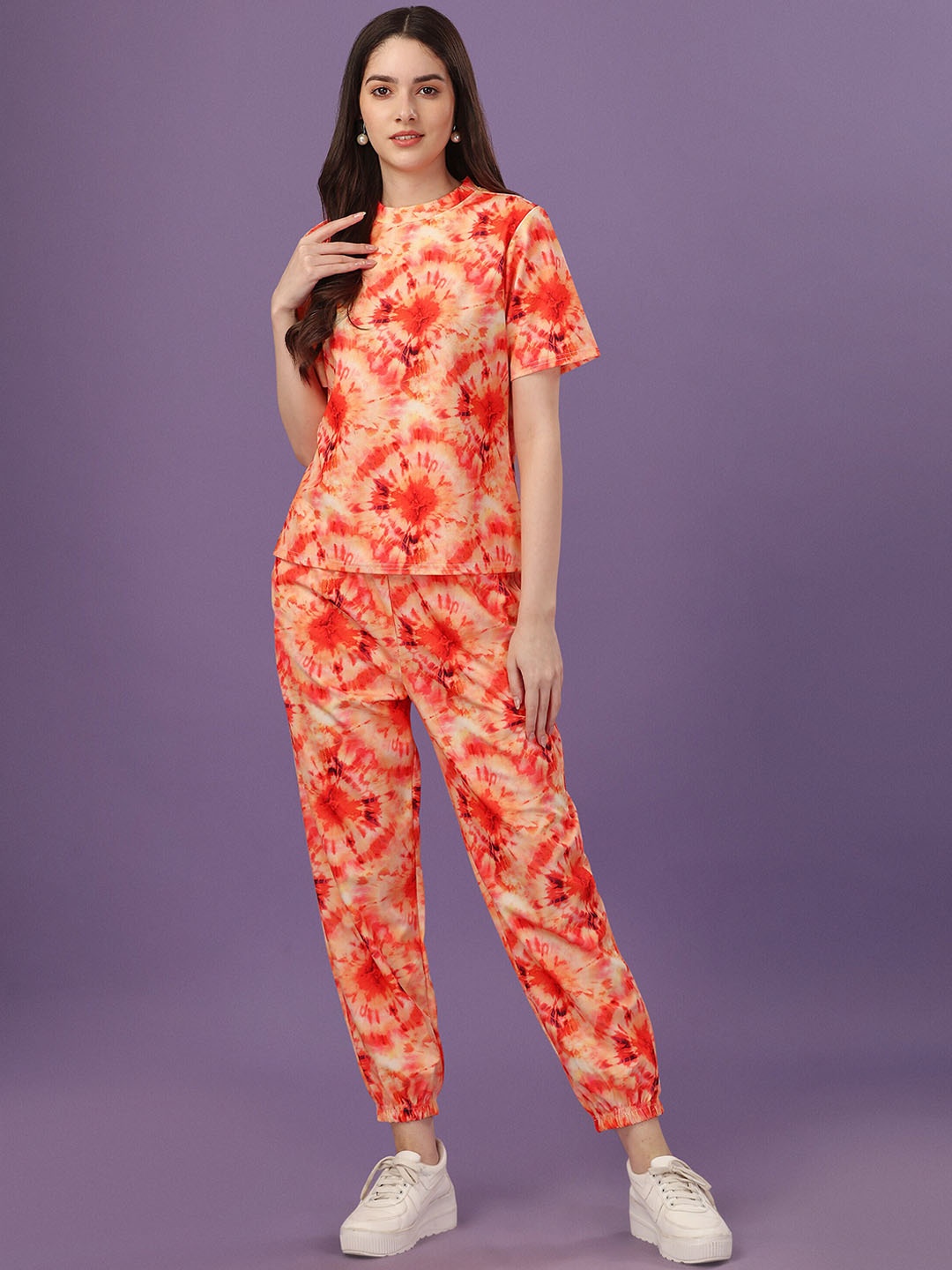 

BAESD Tie and Dyed Cotton Tracksuits, Orange