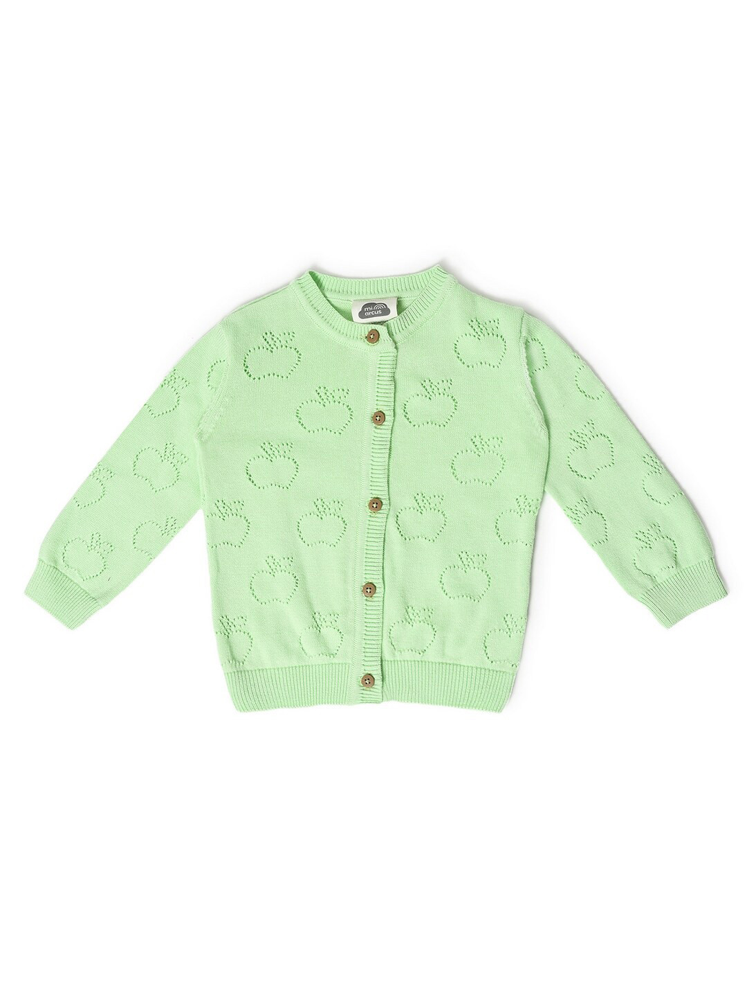 

MiArcus Infants Self Design Cardigan, Green