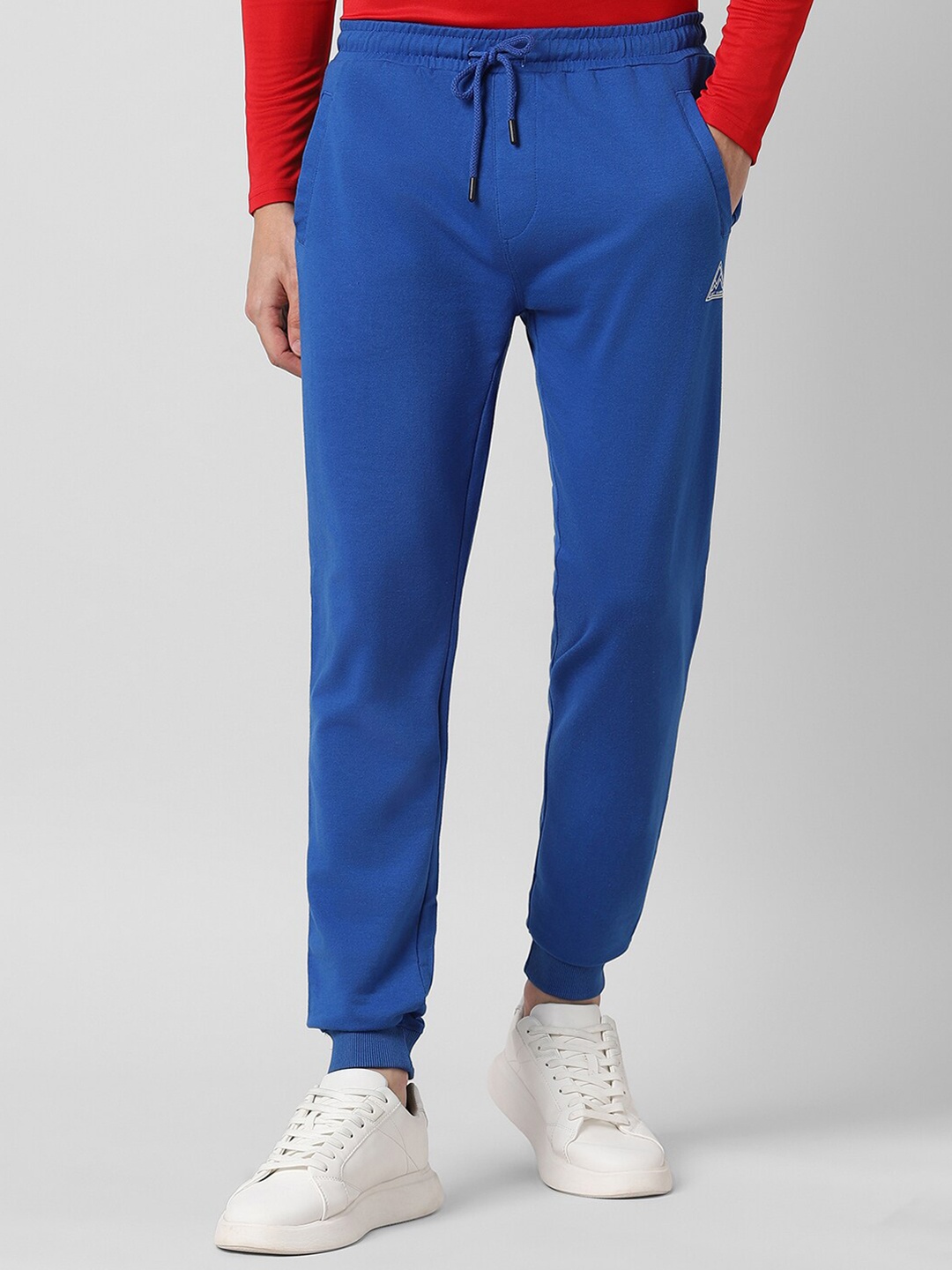 

People Men Blue Mid Rise Joggers