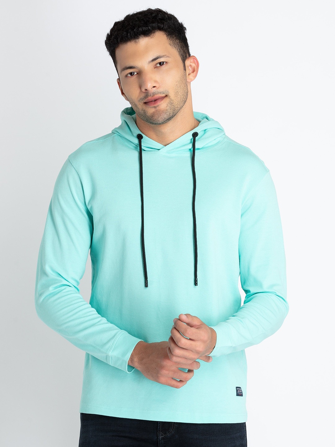 

Status Quo Hooded Cotton Sweatshirts, Blue