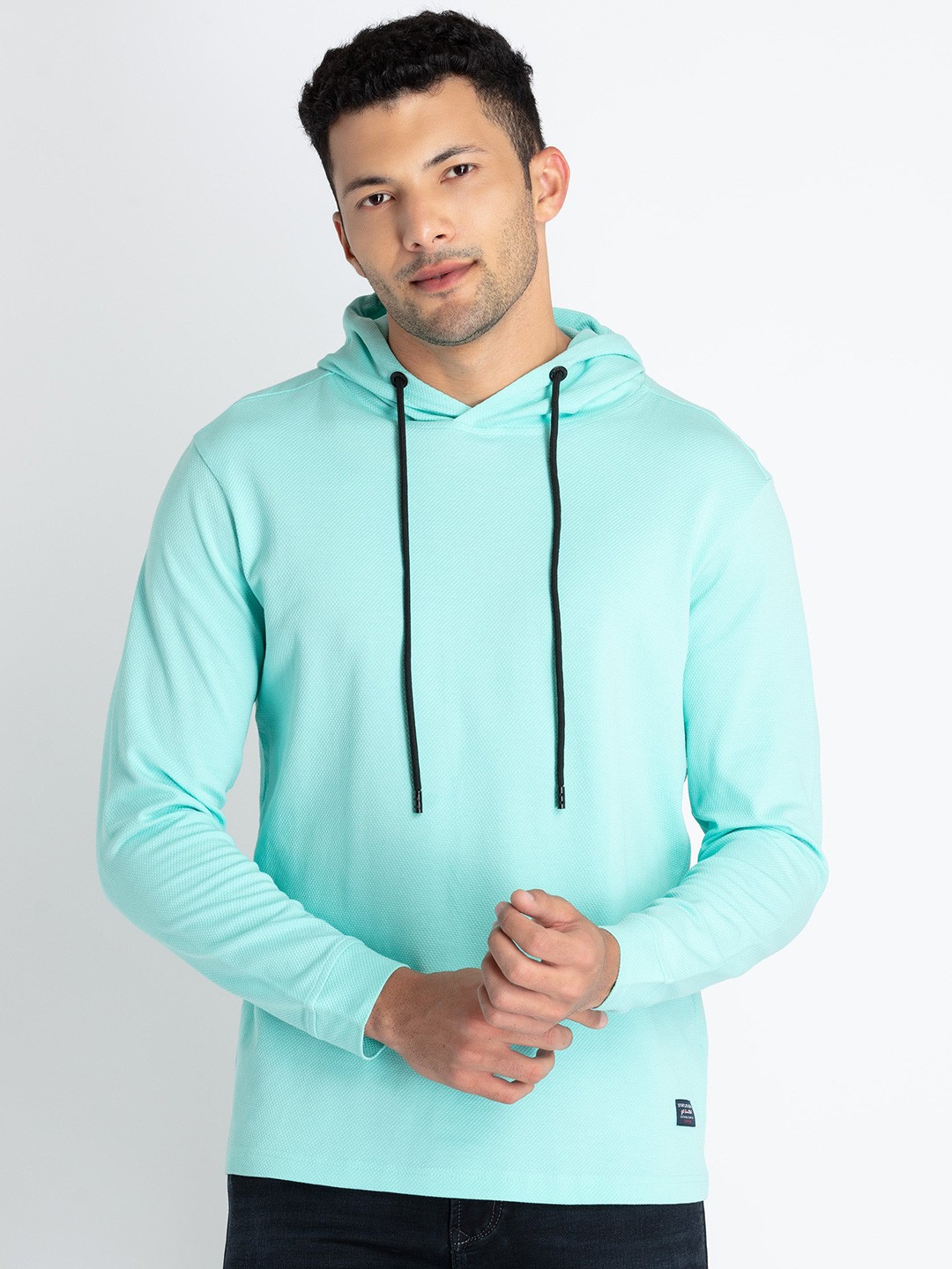 

Status Quo Hooded Cotton Sweatshirts, Blue
