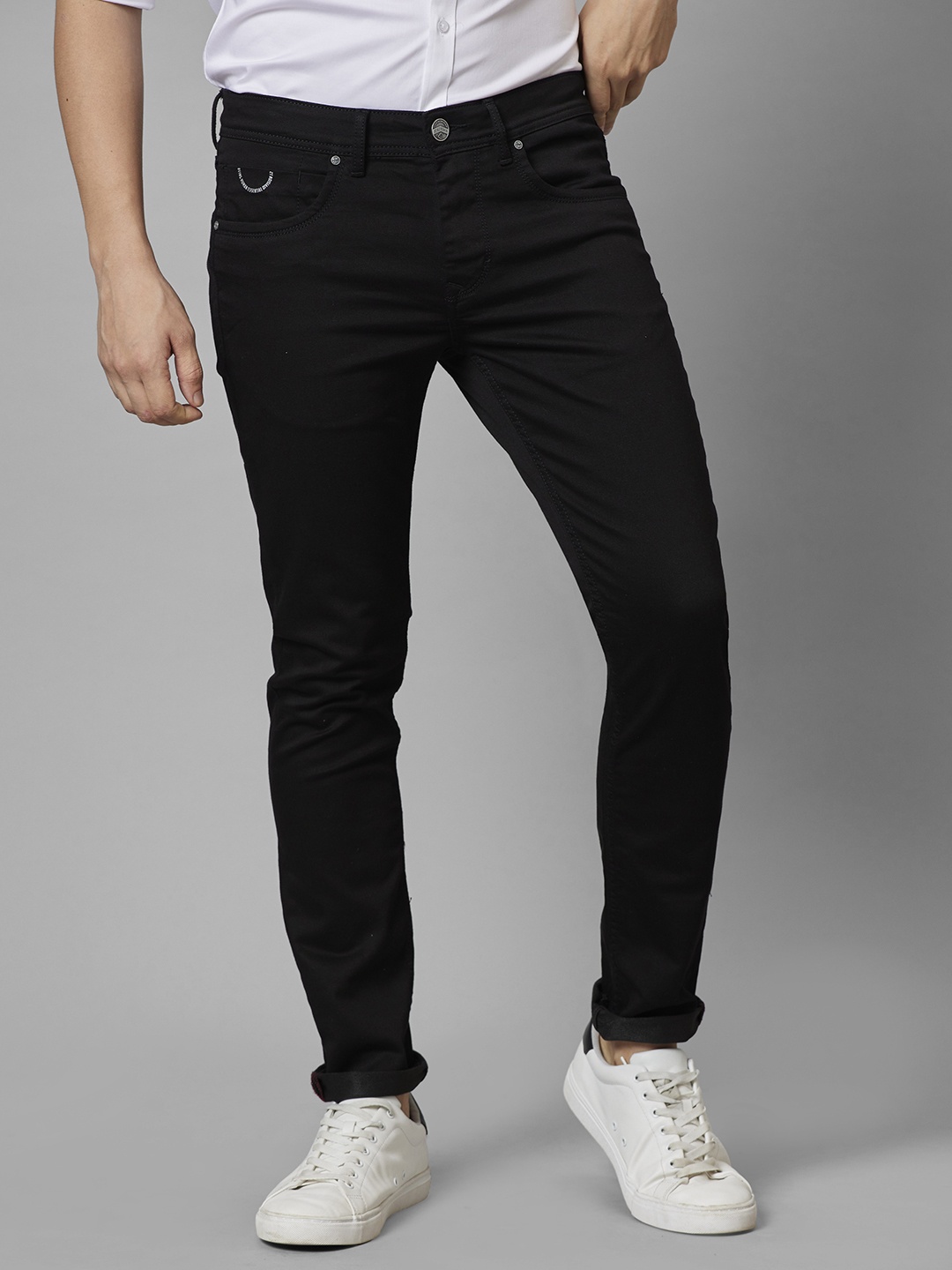 

Being Human Men Skinny Fit Stretchable Jeans, Black