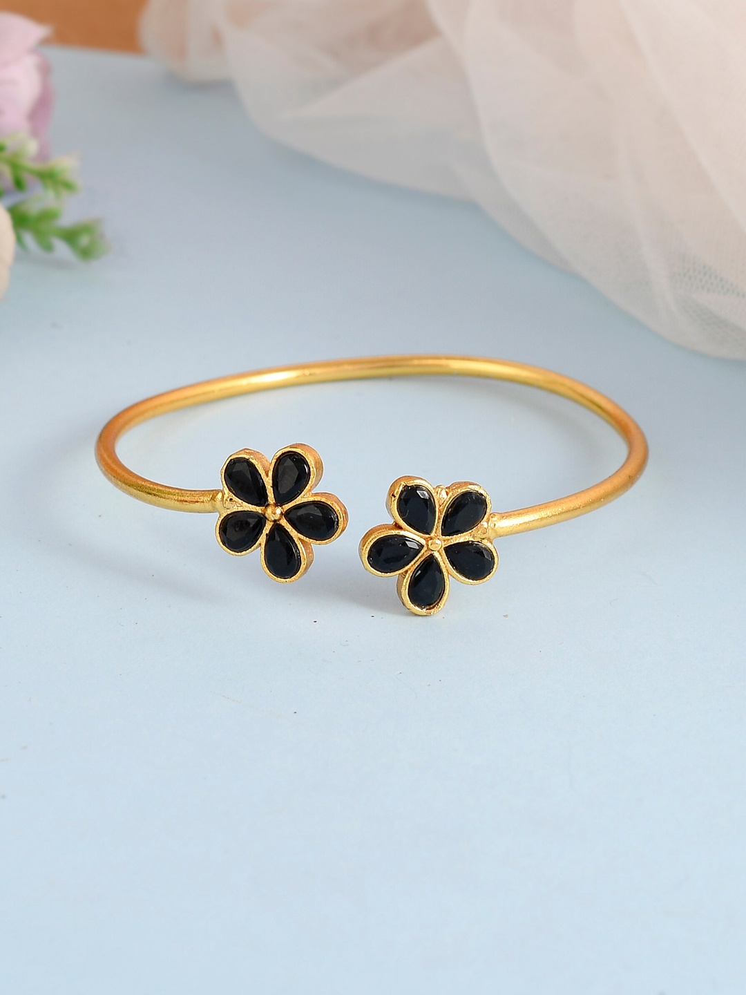 

Silvermerc Designs Brass Gold-Plated Cuff Bracelet