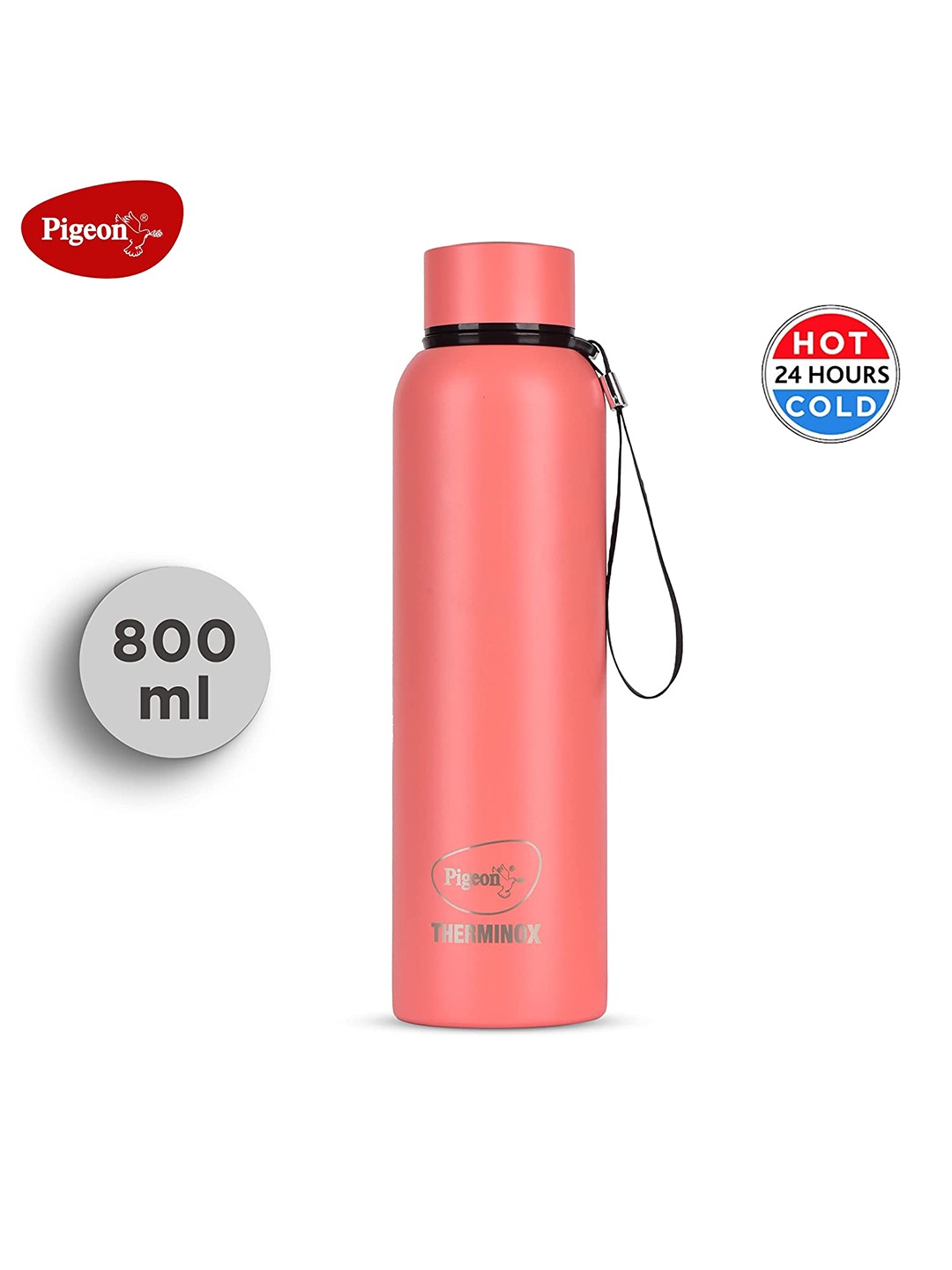 

Pigeon Croma Galaxy Peach-Coloured Leak Proof Water Bottle 800 ML