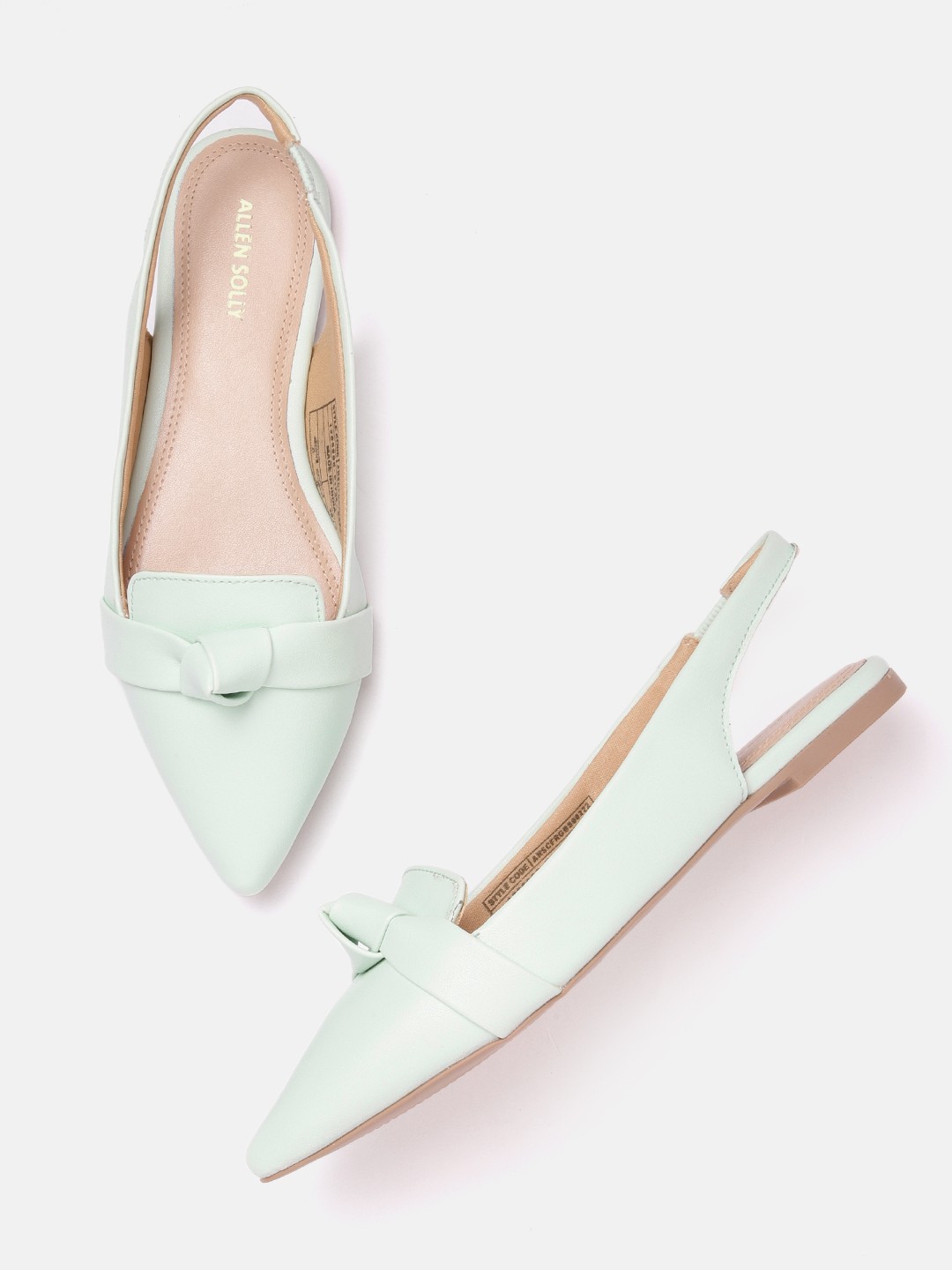 

Allen Solly Women Mules with Knot Upper, Green
