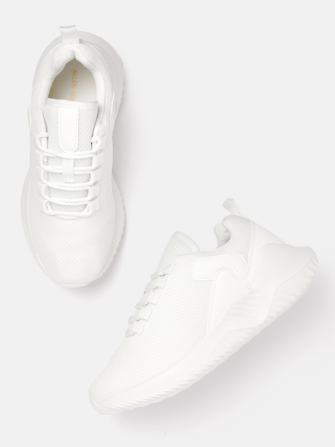 

Allen Solly Women Woven Design Sneakers, White