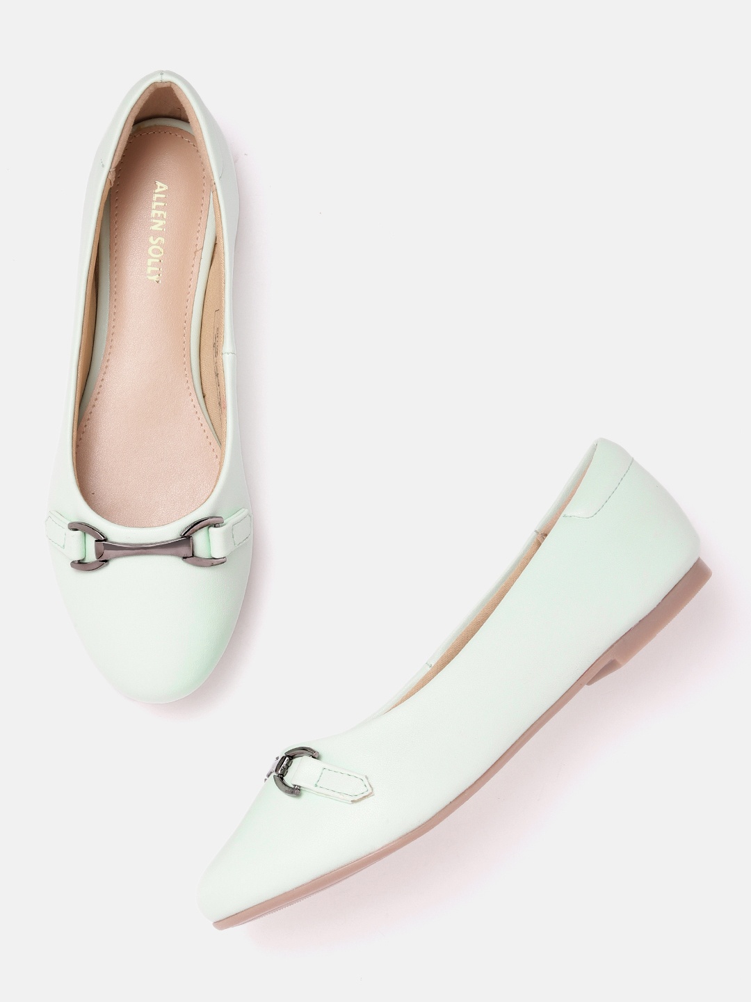 

Allen Solly Women Round Toe Ballerinas, Green