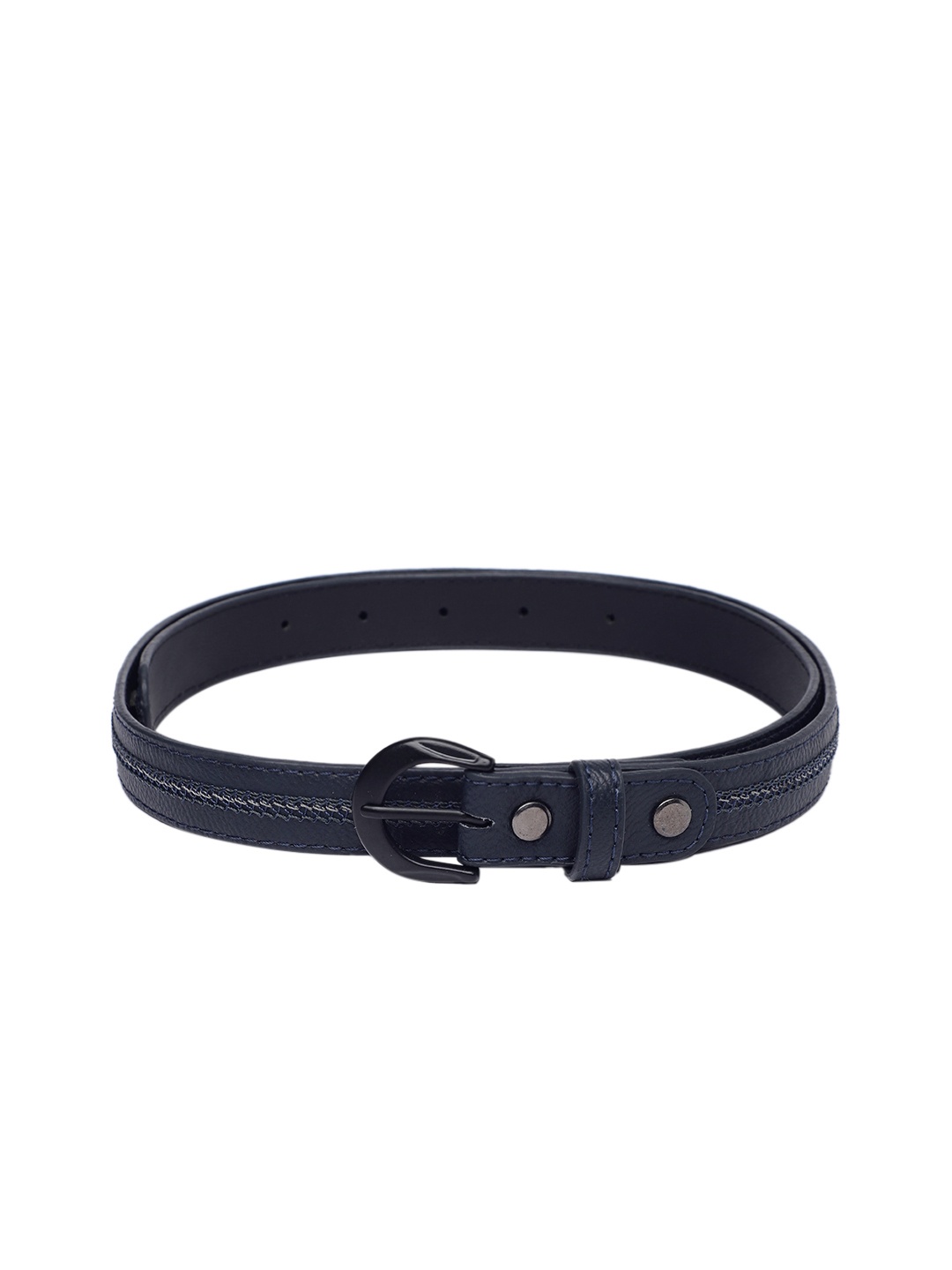 

Baggit Women Woven Design Slim Belt, Navy blue
