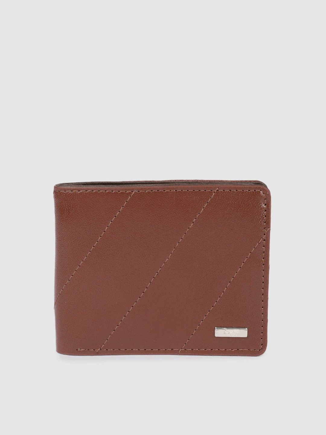 

Baggit Men Solid Two Fold Wallet, Brown