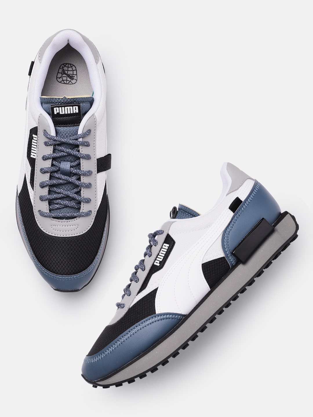 

Puma Unisex Colourblocked Sneakers, Black