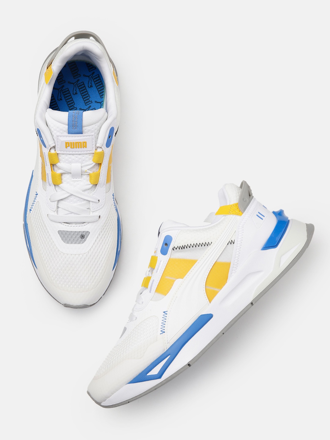 

Puma Unisex Textured Mirage Sport Tech Sneakers, White