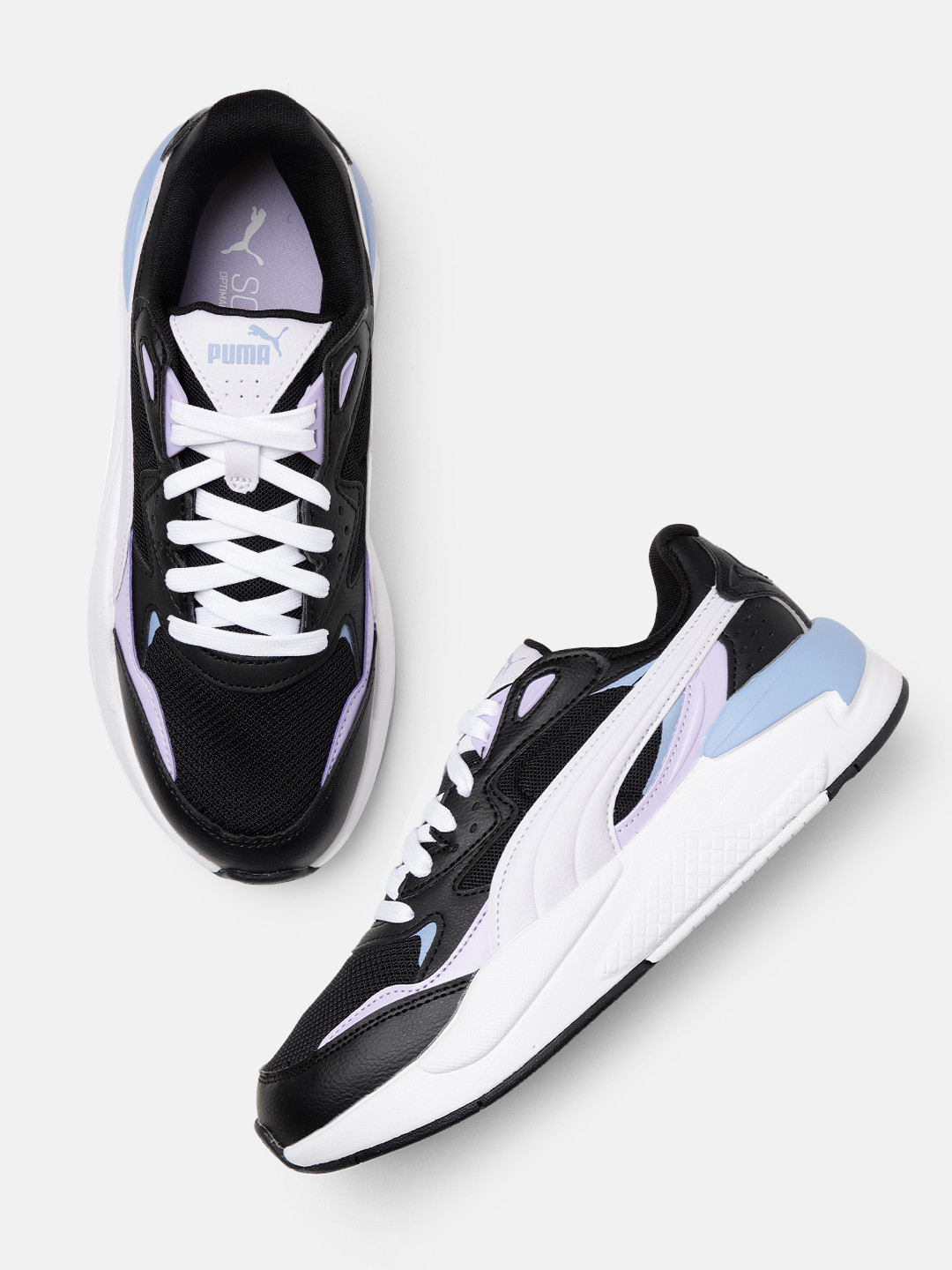 

Puma Unisex X-Ray Speed Colourblocked Sneakers, Black