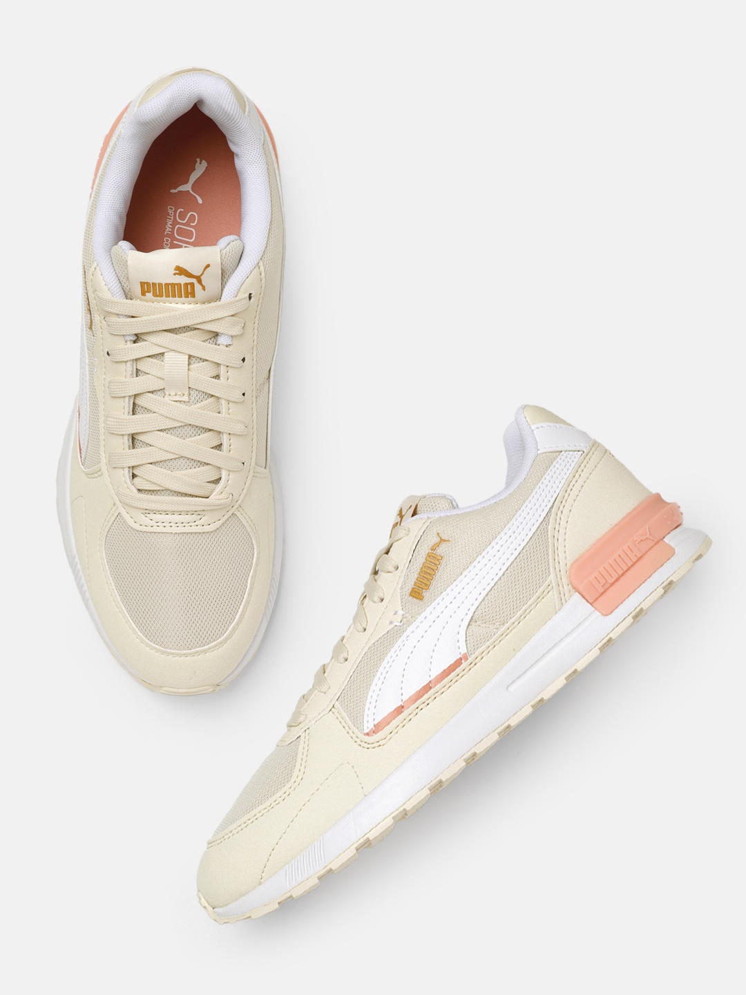 

Puma Unisex Graviton Sneakers, Beige