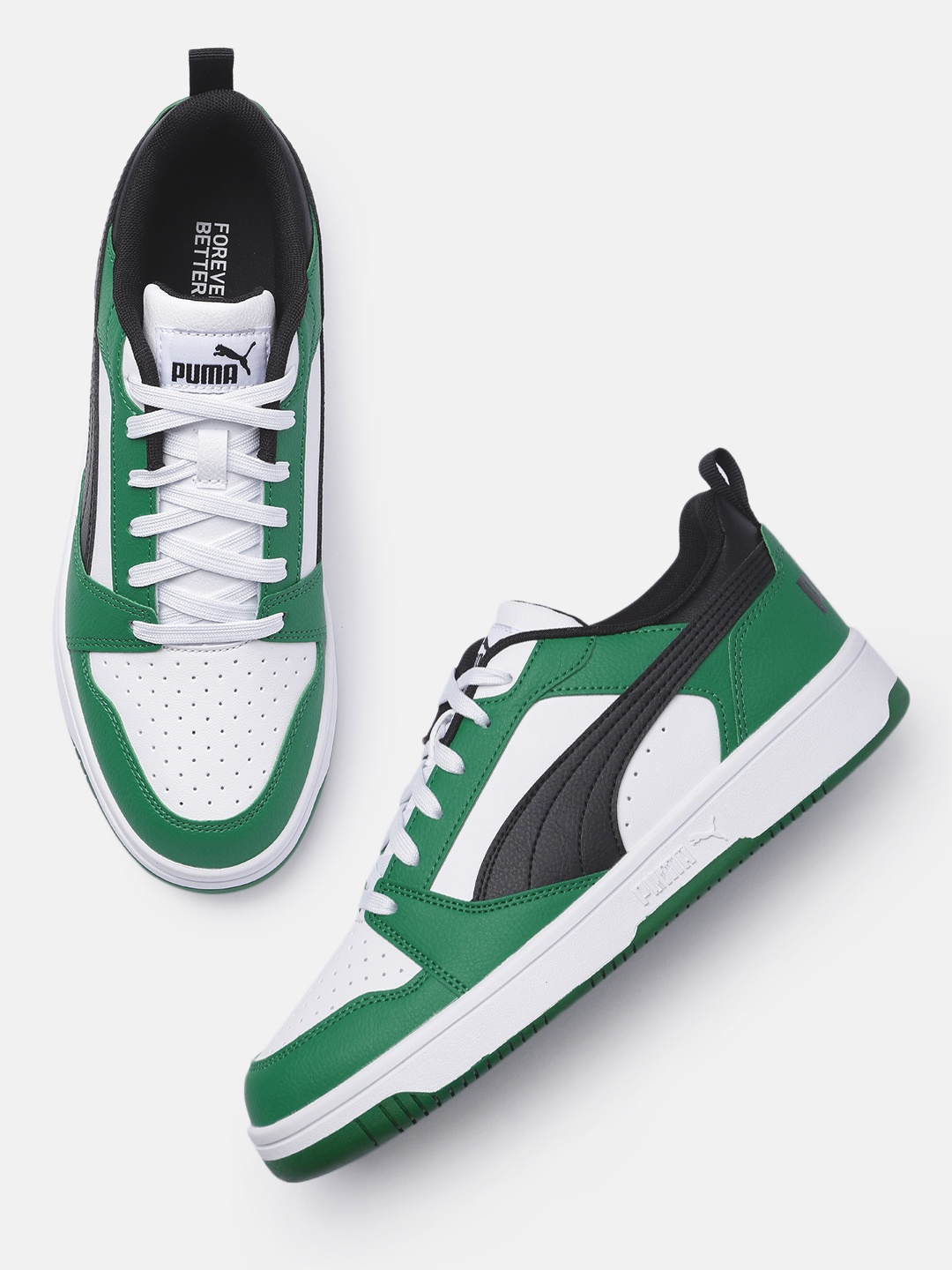 

Puma Unisex Rebound V6 Sneakers, Green