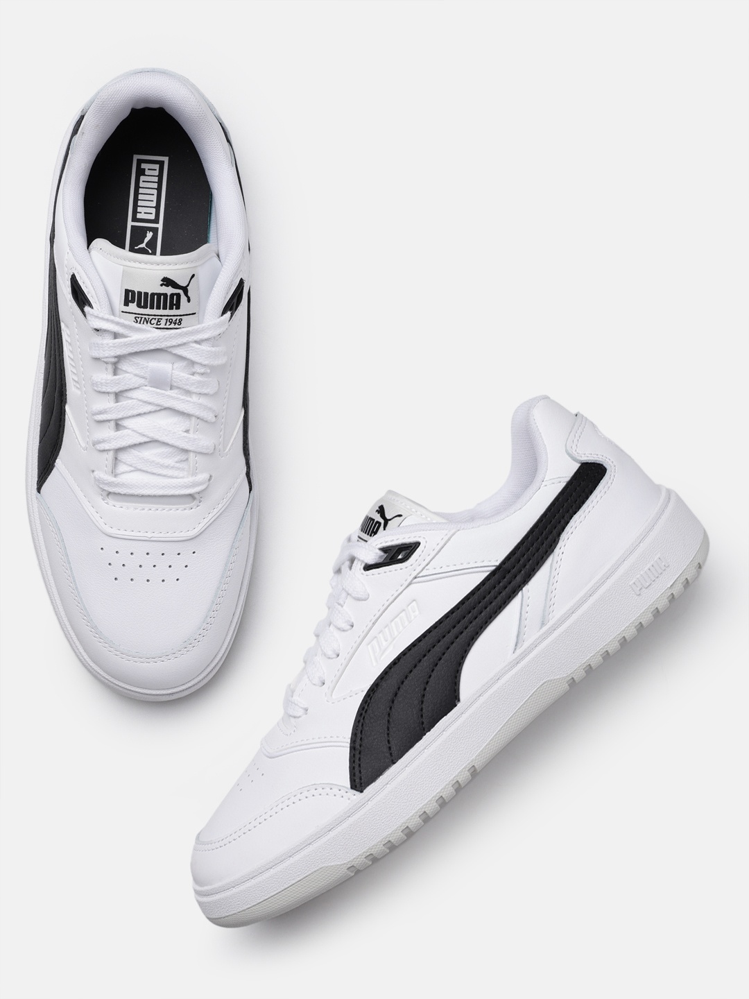 

Puma Unisex Doublecourt Sneakers, White