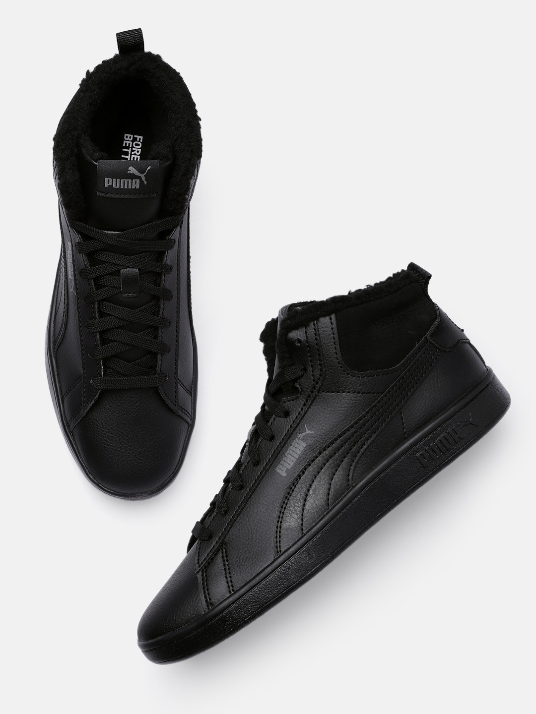 

Puma Unisex Smash 3.0 Sneakers, Black