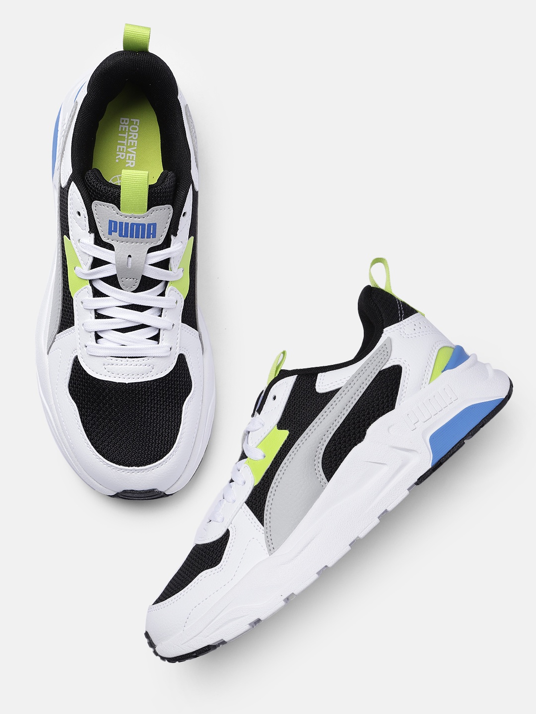 

Puma Men Colourblocked Sneakers, Black