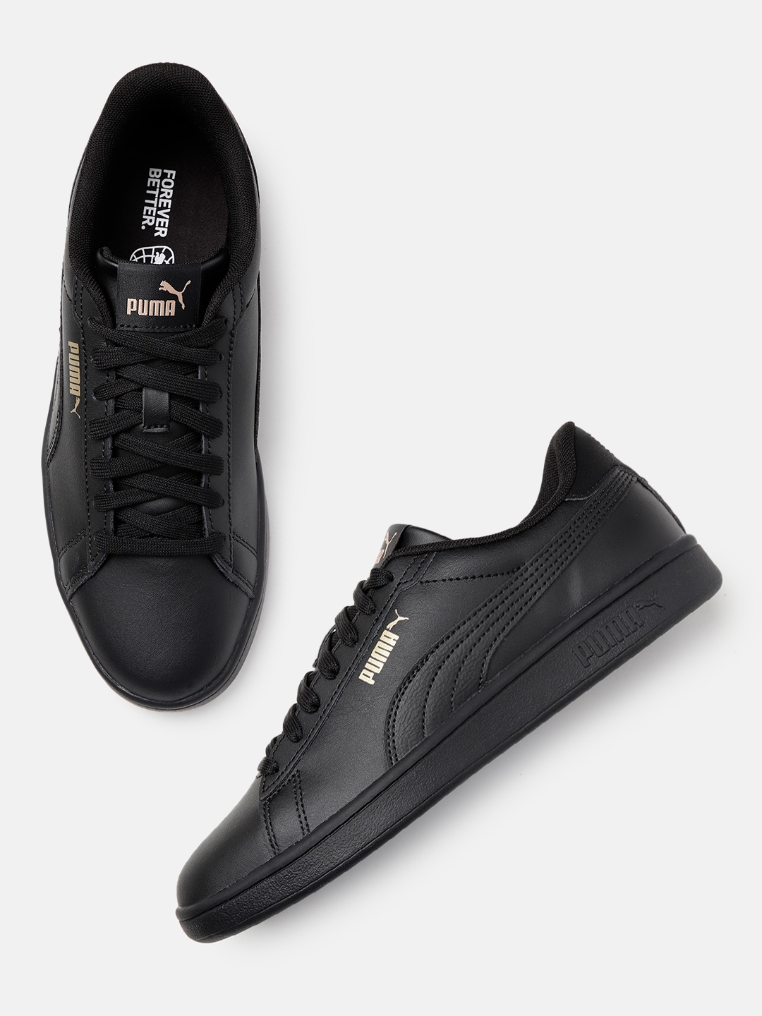 

Puma Unisex Smash 3.0 L Sneakers, Black