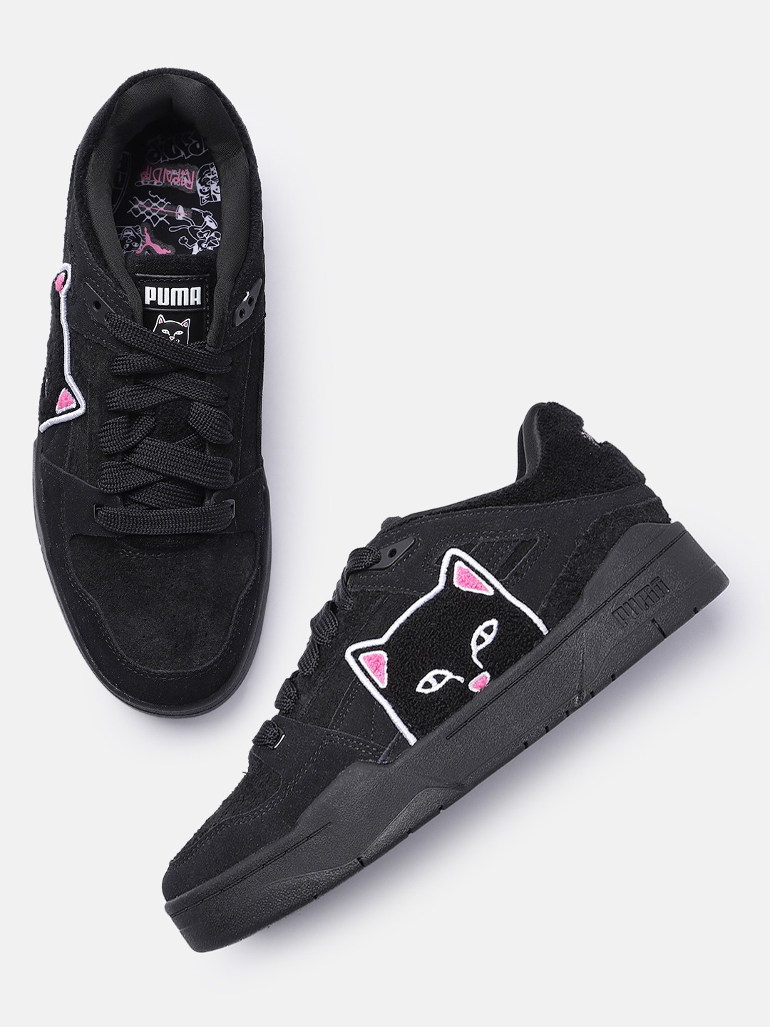 

PUMA x RIPNDIP Unisex Suede Sneakers, Black