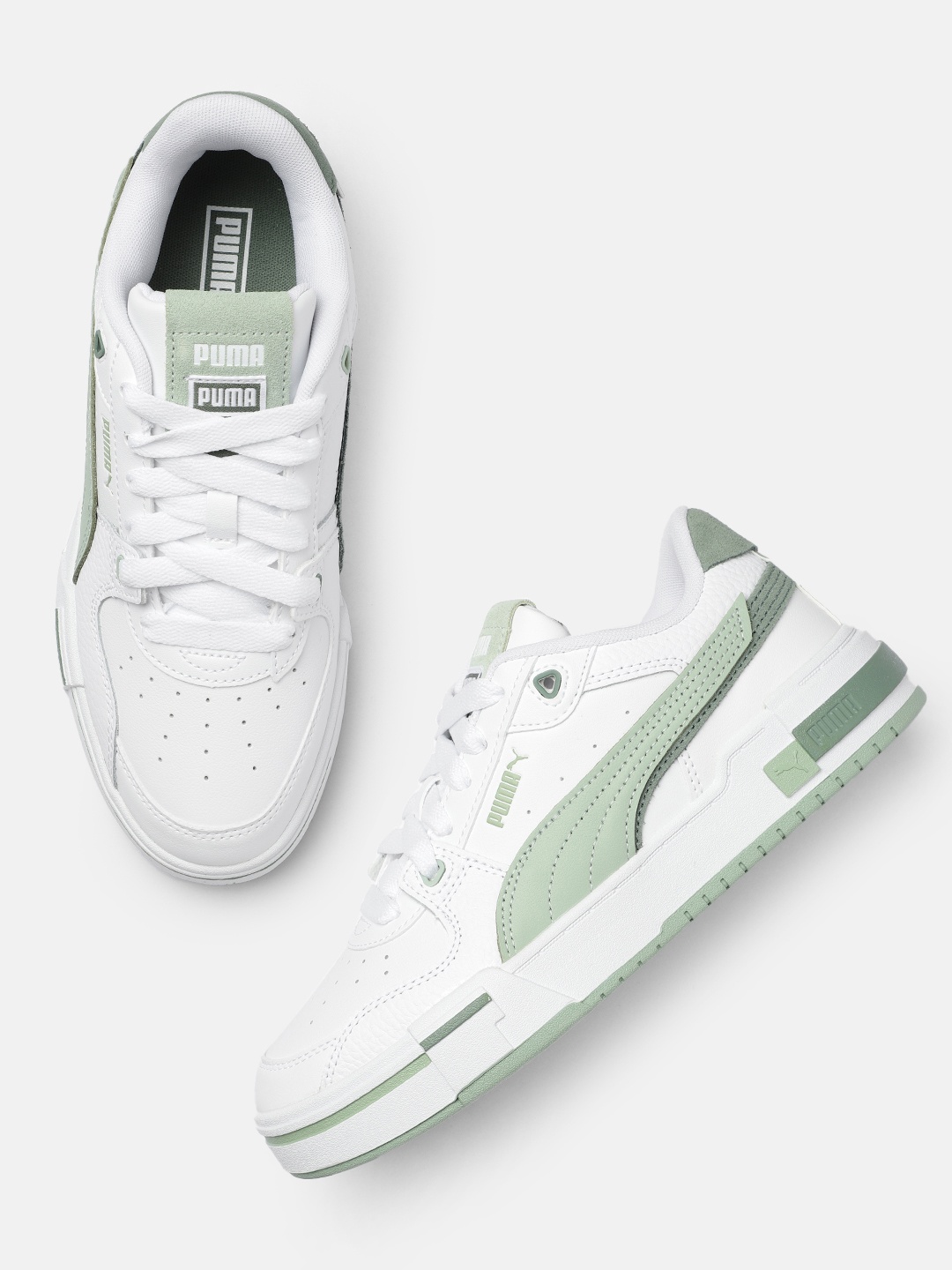 

Puma Unisex Perforations & Minimal Textured CA Pro Glitch Sneakers, White