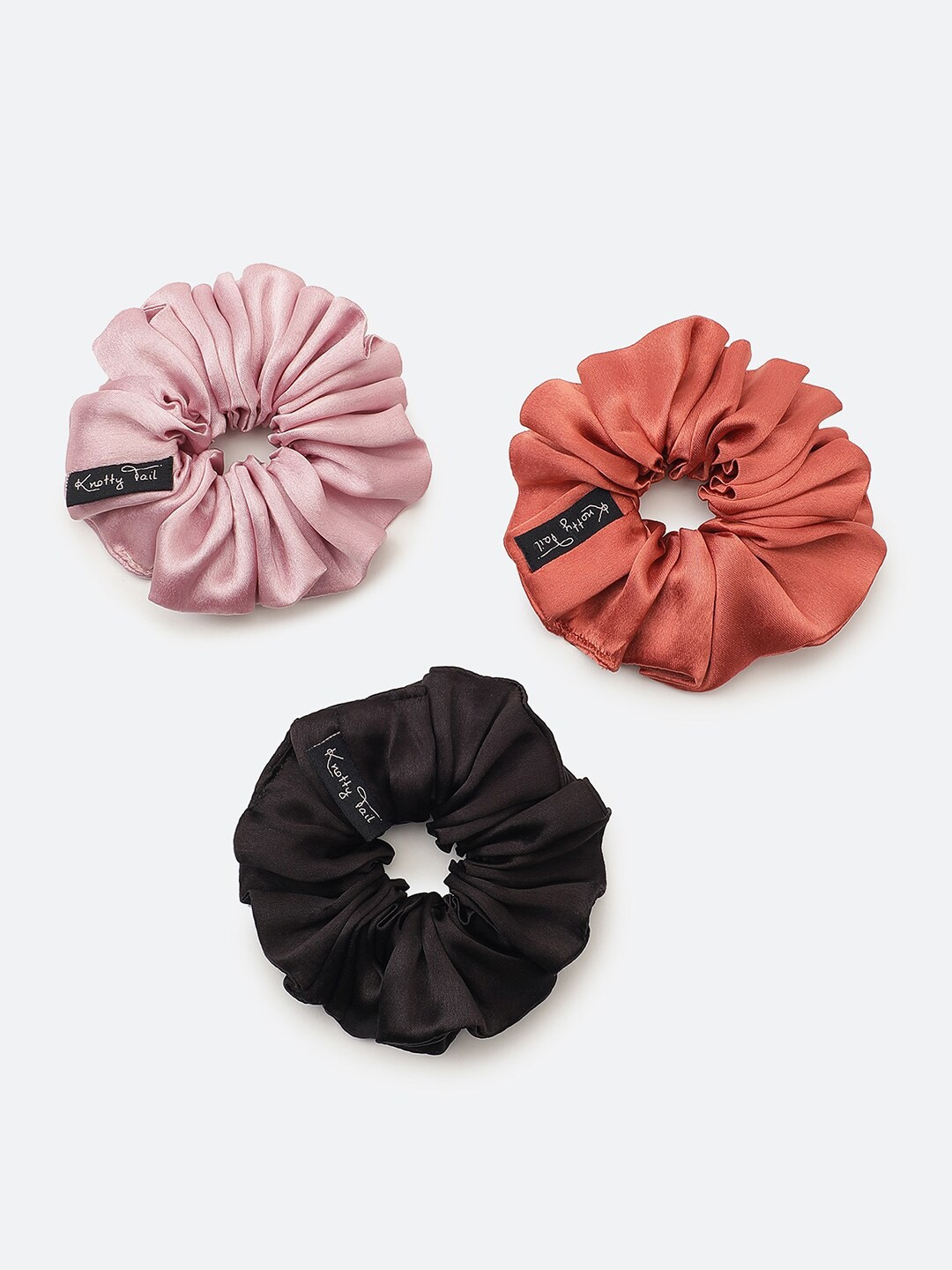 

Knotty Tail Set of 3 Hair Accessory Set, Pink